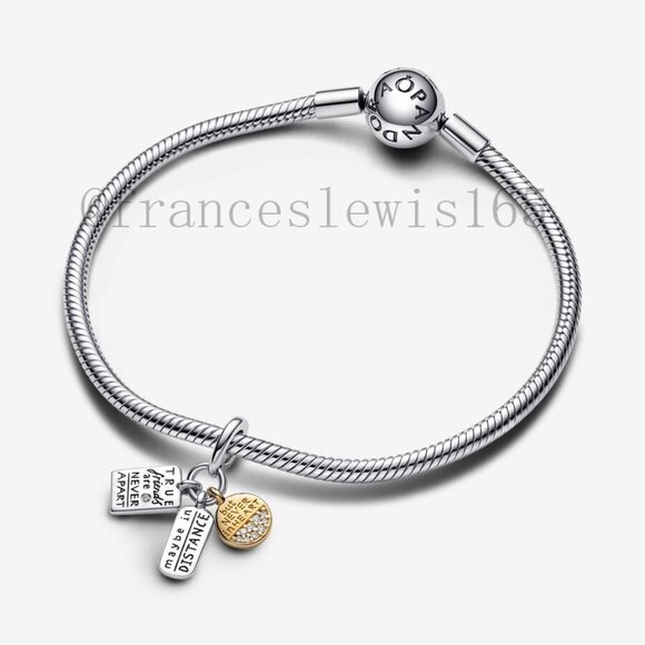 Pandora Friendship Triple Dangle Charm - Picture 3 of 6